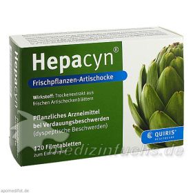 Hepacyn Frischpflanzen-Artischocke, 120 ST – PZN 9155661 из Германии