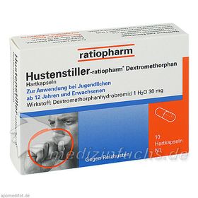 Hustenstiller-ratiopharm Dextromethorphan, 10 ST – PZN 9230807 из Германии