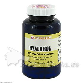 Hyaluron 100 mg GPH Kapseln, 180 ST – PZN 9324052 из Германии