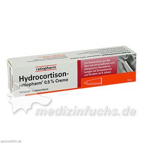 Hydrocortison-ratiopharm 0.5% Creme, 15 G – PZN 9703298 из Германии