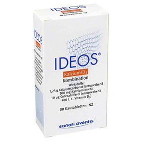 Ideos 500mg/400 I.E. (30 stk) – PZN 578182 из Германии