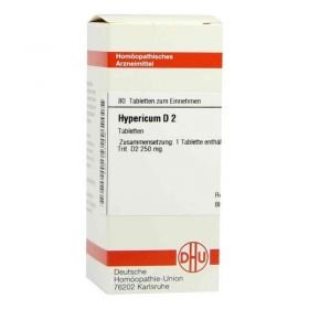Hypericum D 2 Tabletten (80 stk) – PZN 2631609 из Германии