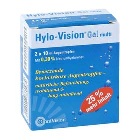 Hylo-vision Gel multi Augentropfen (2X10 ml) – PZN 10091009 из Германии