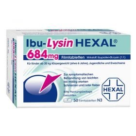Ibu-LysinHEXAL 684mg (50 stk) – PZN 10333719 из Германии