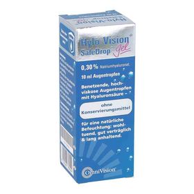 Hylo-vision Safedrop Gel Augentropfen (10 ml) – PZN 10642811 из Германии