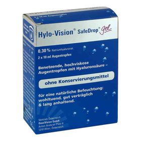 Hylo-vision Safedrop Gel Augentropfen (2X10 ml) – PZN 10644879 из Германии