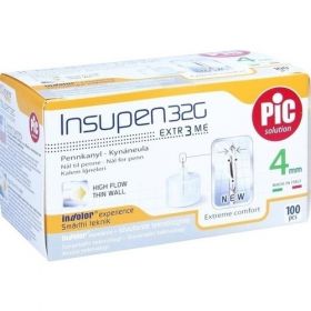 INSUPEN 32G 4mm extreme Pen Nadel, 100 ST – PZN 11030464 из Германии