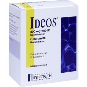 IDEOS 500 mg/400 I.E. Kautabletten, 90 ST – PZN 11091164 из Германии