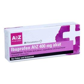 Ibuprofen AbZ 400mg akut (20 stk) – PZN 11722825 из Германии