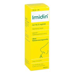 Imidin 0,1% 1 mg/ml Nasenspray (10 ml) – PZN 13722491 из Германии
