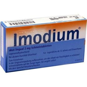 IMODIUM akut lingual Schmelztabletten, 6 ST – PZN 141539 из Германии