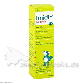 Imidin für Kinder o.K. 0.05% Nasenspray, 10 ML – PZN 149162 из Германии