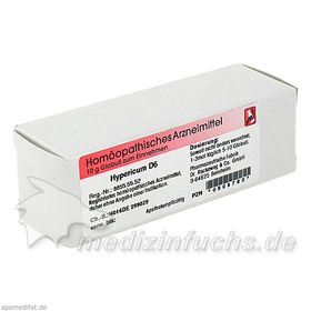 HYPERICUM D6, 10 G – PZN 149788 из Германии