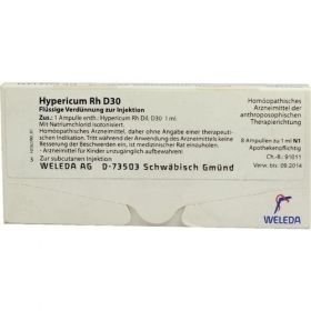 HYPERICUM RH D30, 8X1 ML – PZN 1623275 из Германии