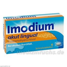 Imodium akut lingual, 6 ST – PZN 1689848 из Германии