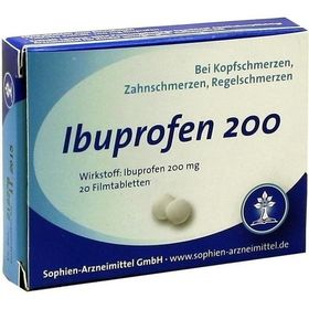 Ibuprofen Sophien 200, 20 ST – PZN 1717355 из Германии