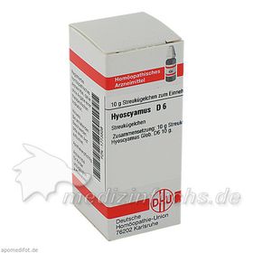 HYOSCYAMUS D 6, 10 G – PZN 1773508 из Германии