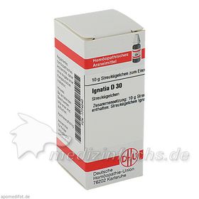 IGNATIA D30, 10 G – PZN 1774040 из Германии