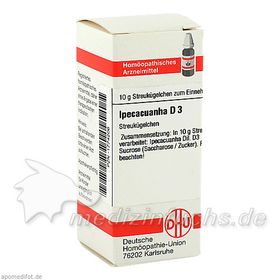 IPECACUANHA D 3, 10 G – PZN 1774206 из Германии
