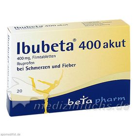Ibubeta 400 akut, 20 ST – PZN 179737 из Германии