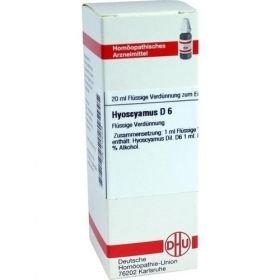 HYOSCYAMUS D 6, 20 ML – PZN 2102408 из Германии