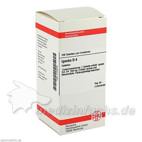 IGNATIA D 4, 200 ST – PZN 2102578 из Германии