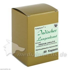 Indisches Lungenkraut, 60 ST – PZN 2128750 из Германии