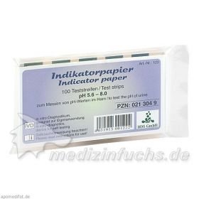 Indikatorpapier, 100 ST – PZN 213049 из Германии