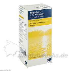 Ibuprofen - CT 4% Kindersaft, 100 ML – PZN 220948 из Германии