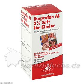 Ibuprofen AL 2% Saft für Kinder, 100 ML – PZN 2479604 из Германии