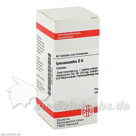 IPECACUANHA D 6, 80 ST – PZN 2631845 из Германии