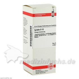IGNATIA D12, 50 ML – PZN 2810097 из Германии