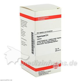 HYPERICUM D 4, 200 ST – PZN 2924820 из Германии