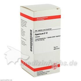 HYPERICUM D12, 200 ST – PZN 2924843 из Германии
