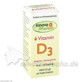 Innova Mulsin Vitamin D3, 10 ML – PZN 3109766 из Германии