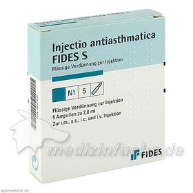 INJECTIO ANTIASTHMATICA S, 5X2 ML – PZN 3687492 из Германии