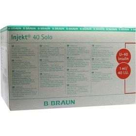 INSULIN INJEKT SOLO 40, 100X1 ML – PZN 3961088 из Германии