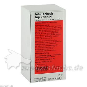 Infi-Lachesis-Injektion N, 50X1 ML – PZN 4011029 из Германии