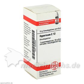 HYPERICUM C12, 10 G – PZN 4220939 из Германии