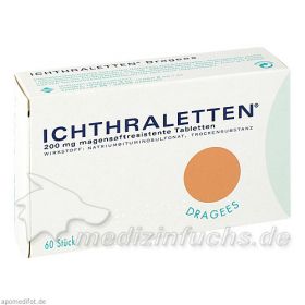 ICHTHRALETTEN, 60 ST – PZN 4303298 из Германии