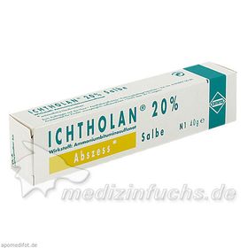 ICHTHOLAN 20%, 40 G – PZN 4643611 из Германии