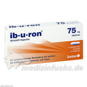 ib-u-ron 75mg Zäpfchen, 10 ST – PZN 5138849 из Германии