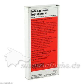 Infi-Lachesis-Injektion N, 10X1 ML – PZN 5702215 из Германии