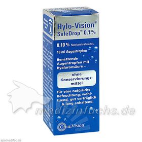 Hylo-Vision SafeDrop 0.1%, 10 ML – PZN 5730217 из Германии