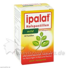 Ipalat Halspastillen mild, 40 ST – PZN 581190 из Германии