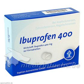 Ibuprofen Sophien 400, 20 ST – PZN 5960176 из Германии