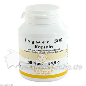 Ingwer 500, 90 ST – PZN 634816 из Германии