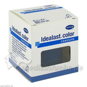 IDEALAST Color cohesive Binde 6 cmx4 m blau, 1 ST – PZN 676200 из Германии