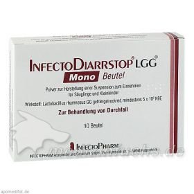 Infectodiarrstop LGG Mono Beutel, 10 ST – PZN 6872385 из Германии