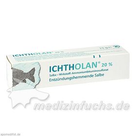 ICHTHOLAN 20%, 15 G – PZN 741794 из Германии